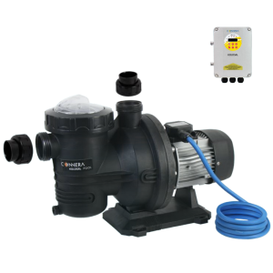 Motobomba Solar para recircular el agua en la piscina KOLOSAL POOL CONNERA
