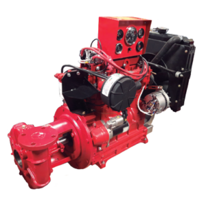 Bomba centrífuga de succión axial con motor diésel NFPA-20